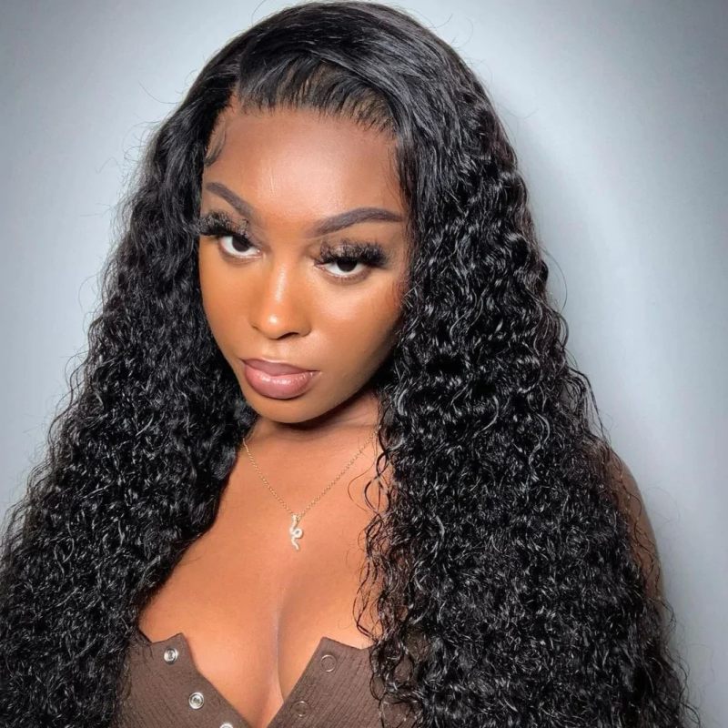Suprcurls 13A Luxury Jerry Curly 13x4 Full Lace Frontal Wigs