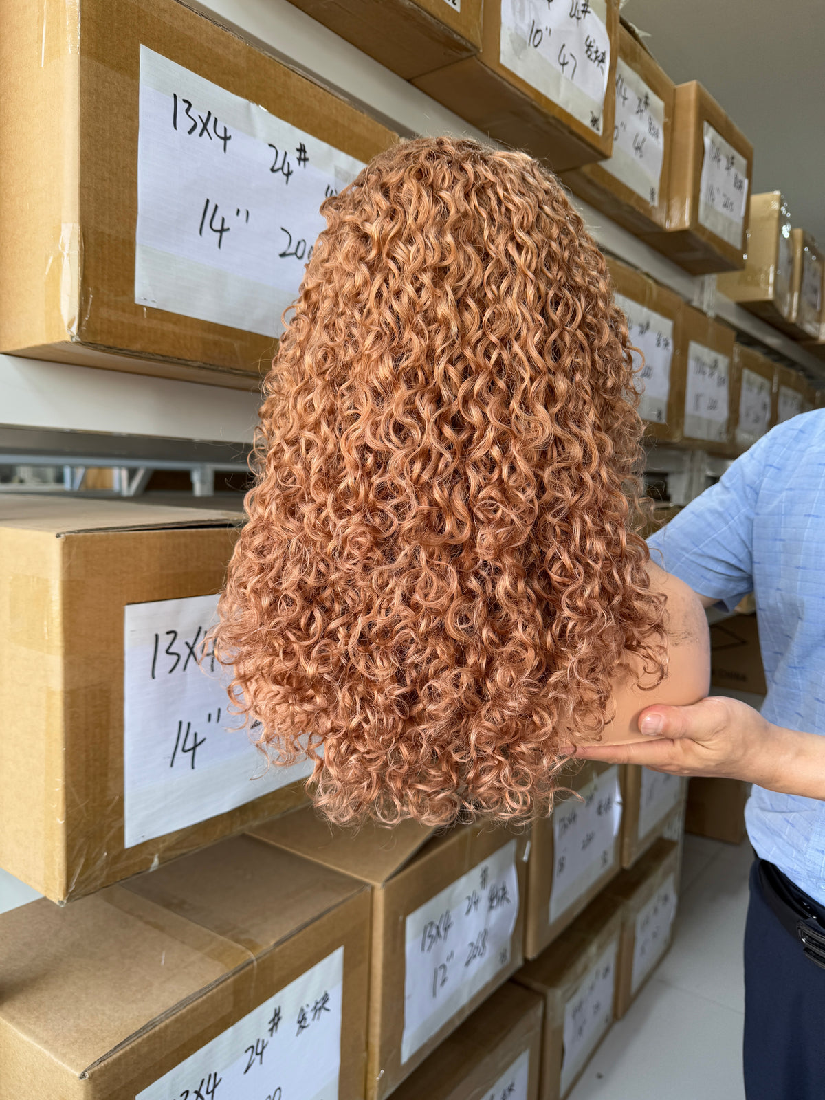 New Arrival Layed Pixie Curls Honey Blonde Color #30