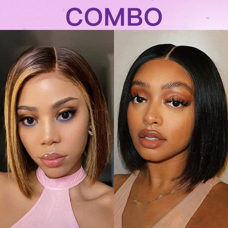 Combo Sale 10" Piano Glueless + 10" Black Glueless (both 4x4 not frontal)