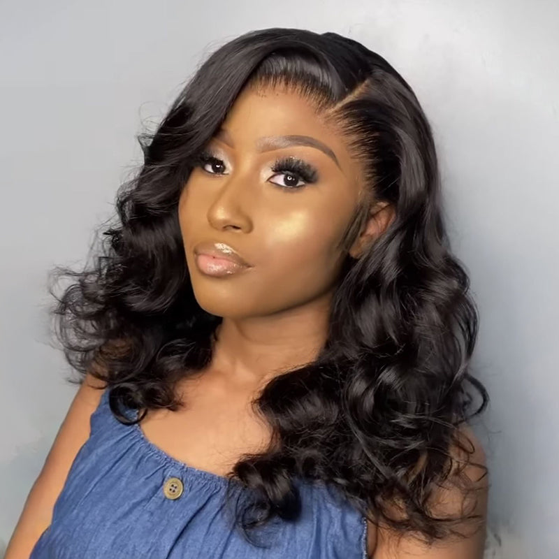Rolled Bouncy Curls Full Frontal Lace Wig 18 inch