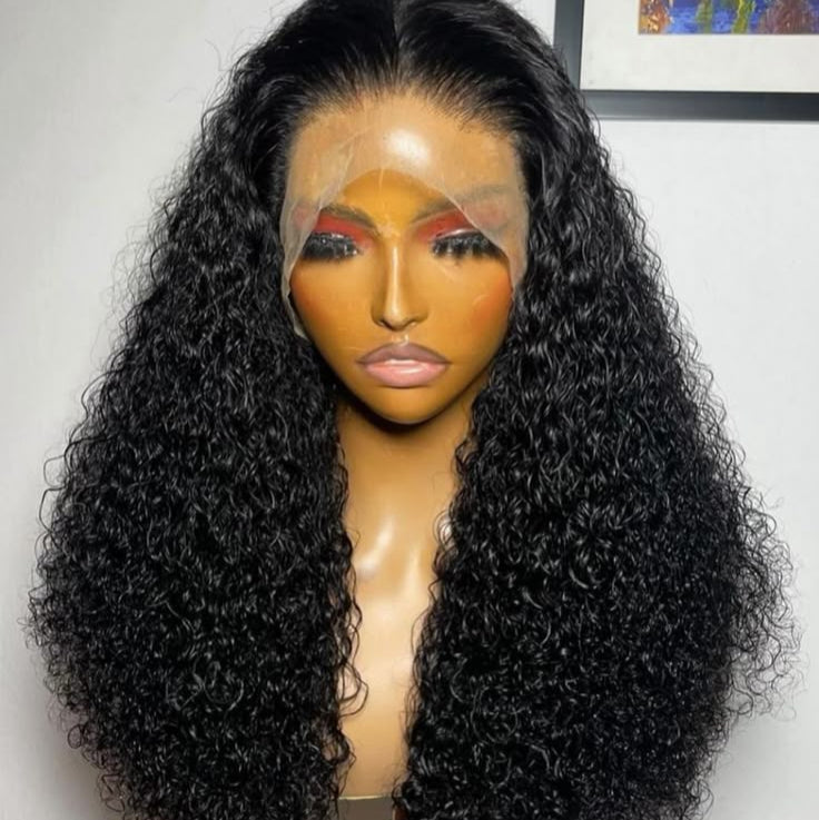(ZA STOCKS )Double Drawn Water Wave Frontal 13x4 Lace Wig