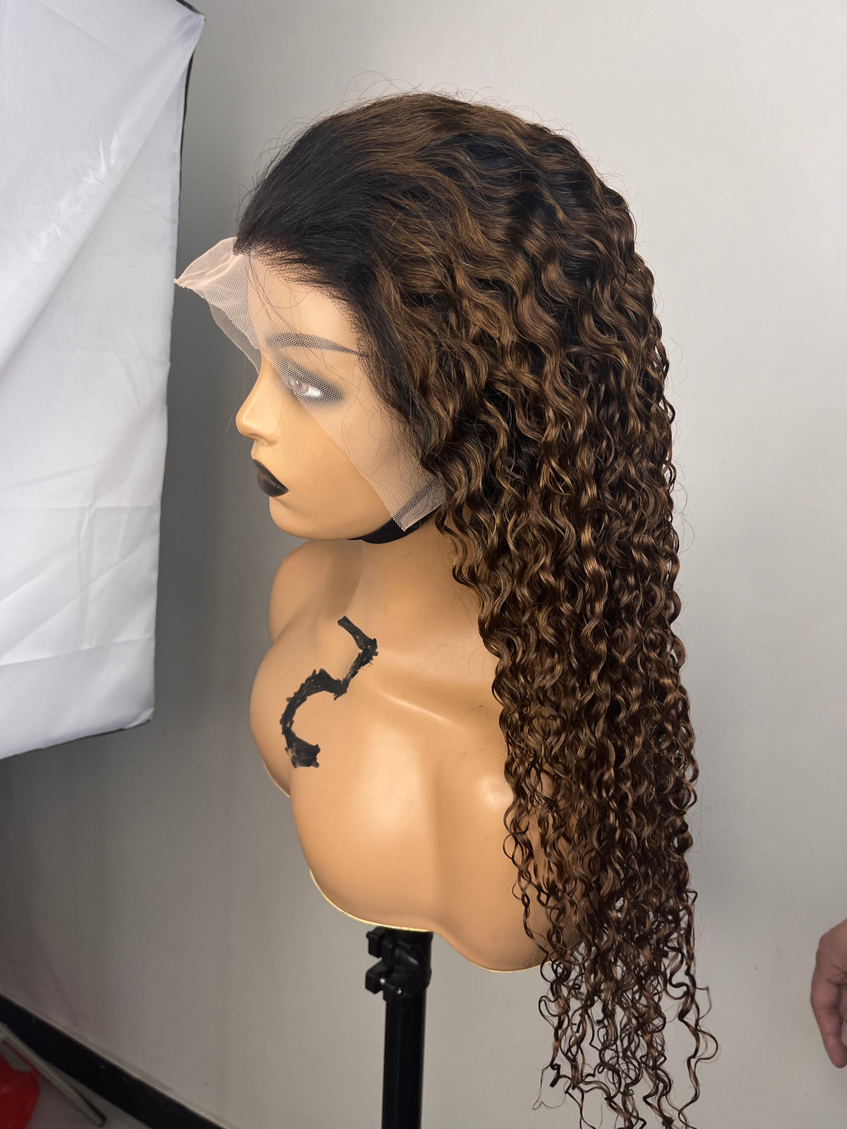 (ZA Stock)2 Days Shipping #1/27 piano color water wave wig